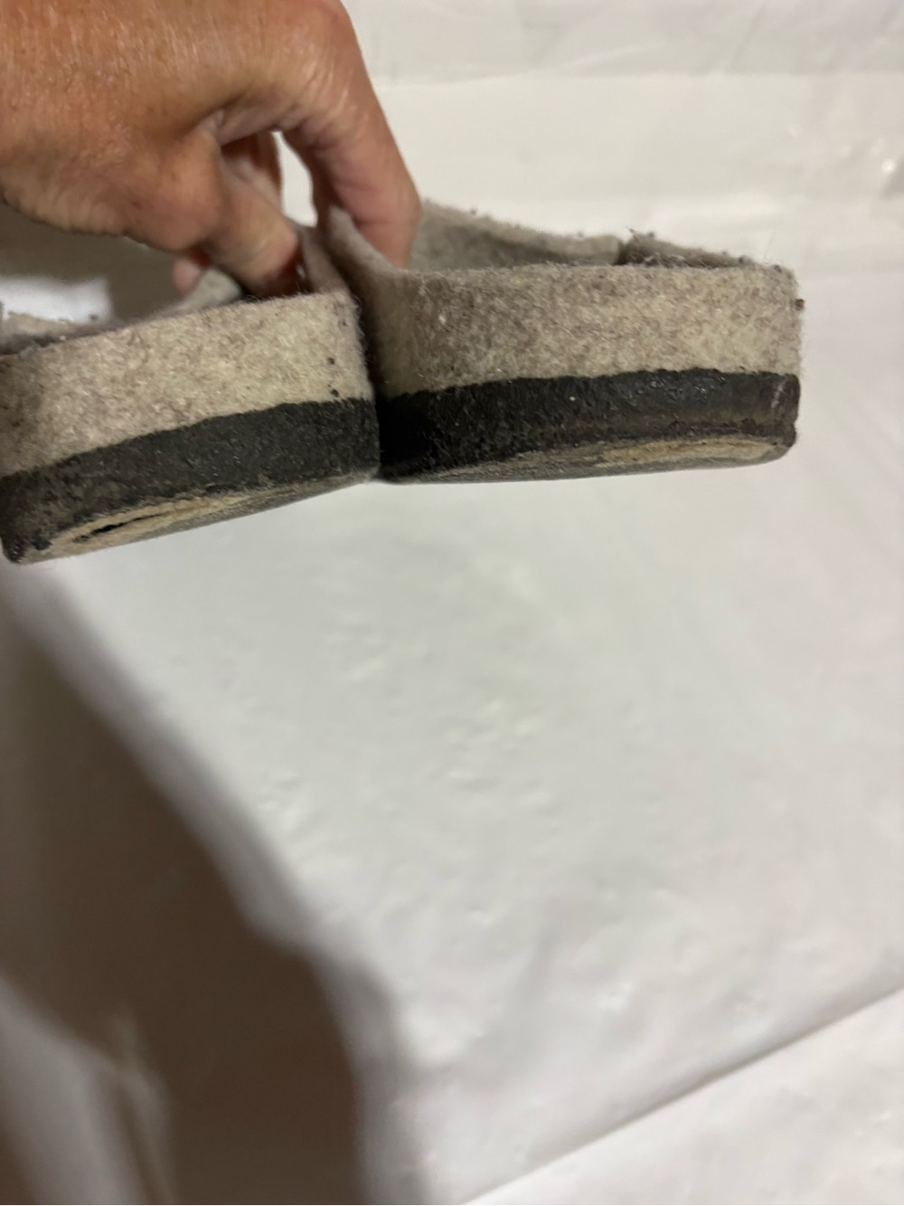 Birkenstock Felt Slip-On Clog in Beige - Picture 5 of 16